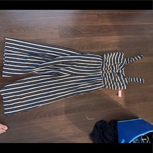 Striped jumpsuit